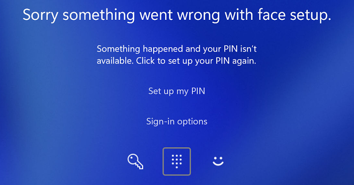 Sorry, something went wrong with face setup