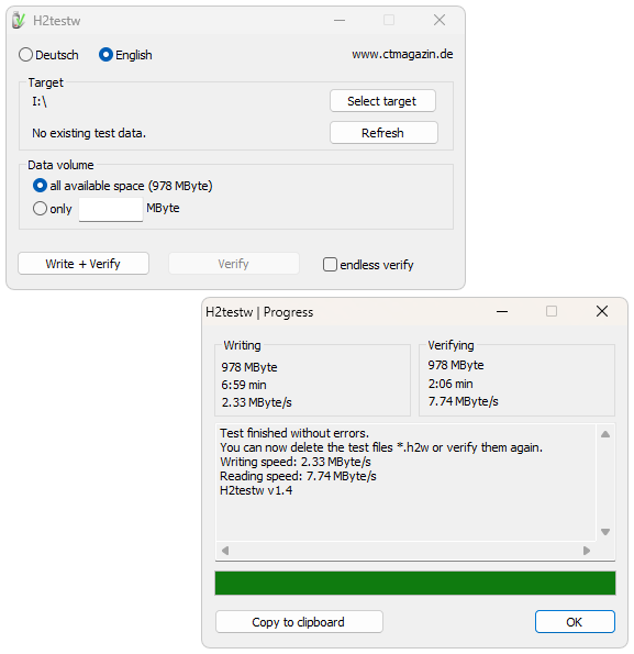 h2testw.exe software