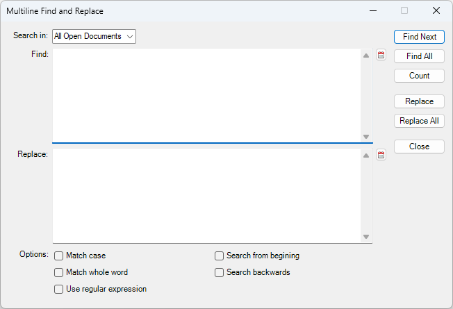 Notepad++ Multiline Search and Replace
