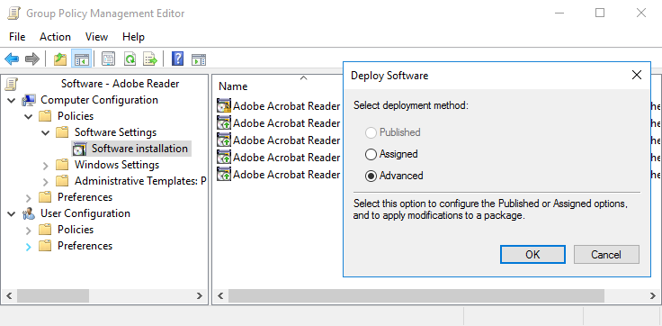 Group Policy - Deploy Software